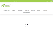 Tablet Screenshot of lawtonprinting.com